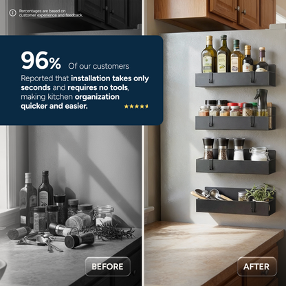 Magnetic Spice Storage Racks